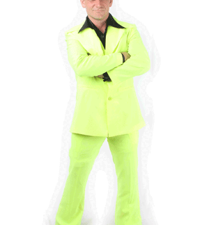 Verkleedkleding Neon groen kostuum