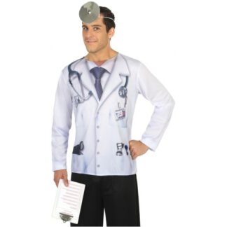 Dokter verkleed shirt voor heren