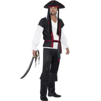 Verkleed piraat Jack Sparrow look-a-like outfit heren